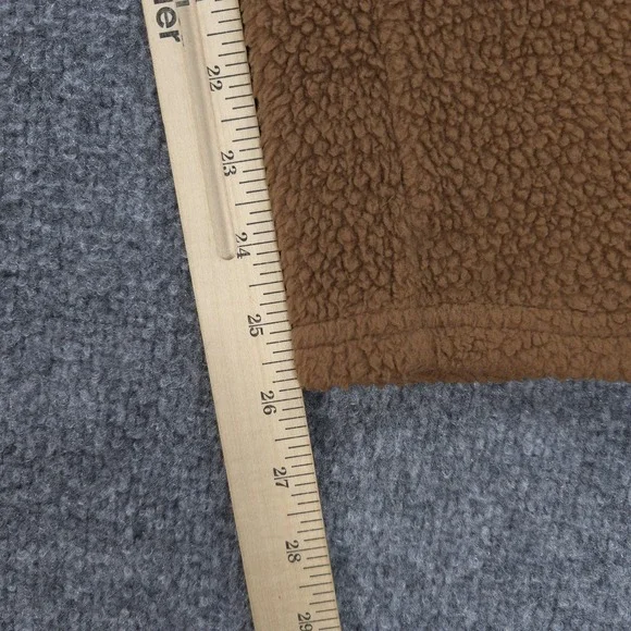 Patagonia Pants Womens M Brown Shearling Crops Fleece Sweatpants Hiking Outdoors - Picture 10 of 12